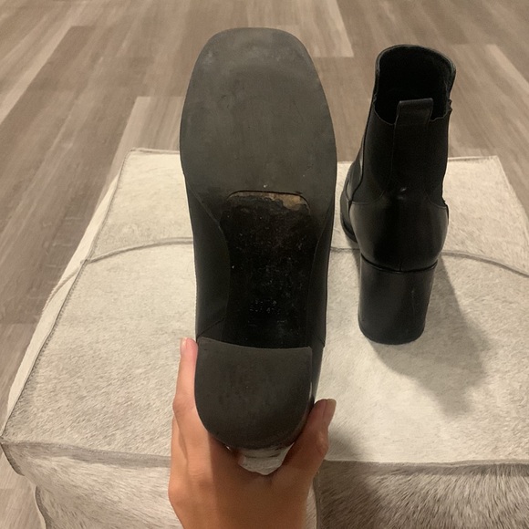 Leather Heel Boots - Picture 3 of 3